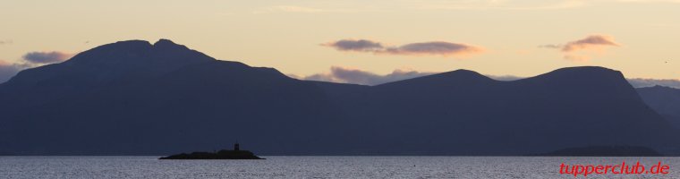 Sonnenuntergang in Molde (Norwegen)